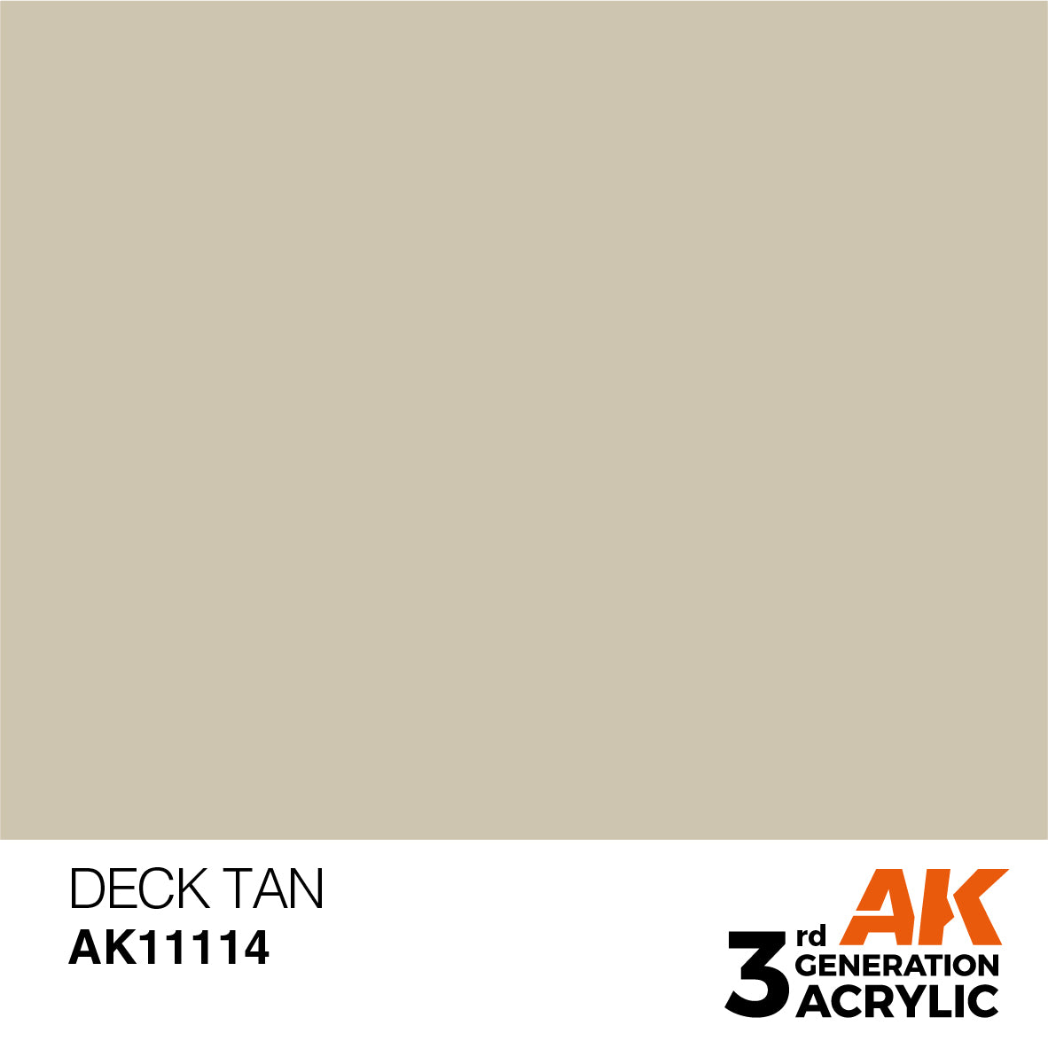 AK-11114 AK Interactive 3G Acrylic Deck Tan 17ml