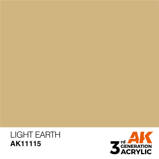 AK-11115 AK Interactive 3G Acrylic Light Earth 17ml