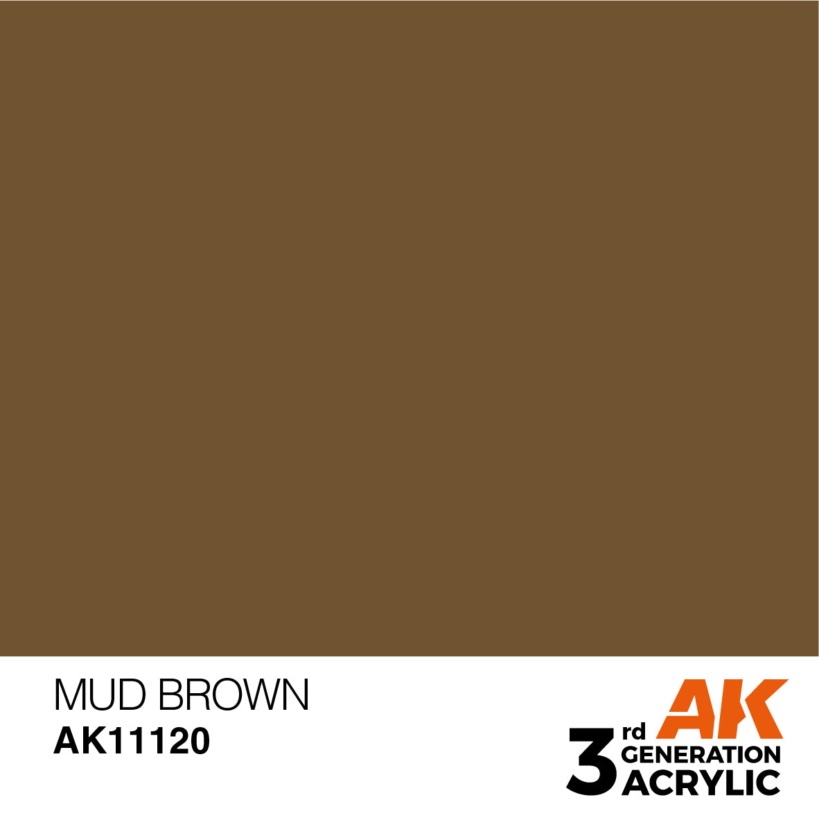 AK-11120 AK Interactive 3G Acrylic Mud Brown 17ml