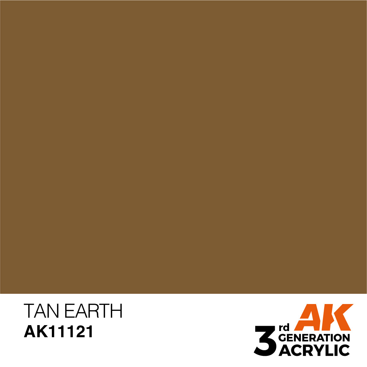 AK-11121 AK Interactive 3G Acrylic Tan Earth 17ml