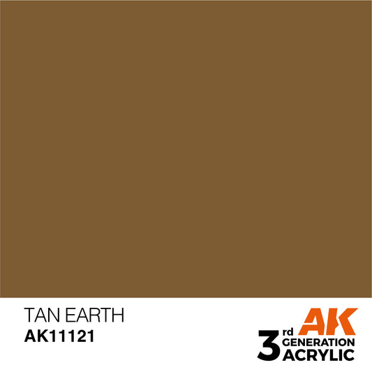 AK-11121 AK Interactive 3G Acrylic Tan Earth 17ml