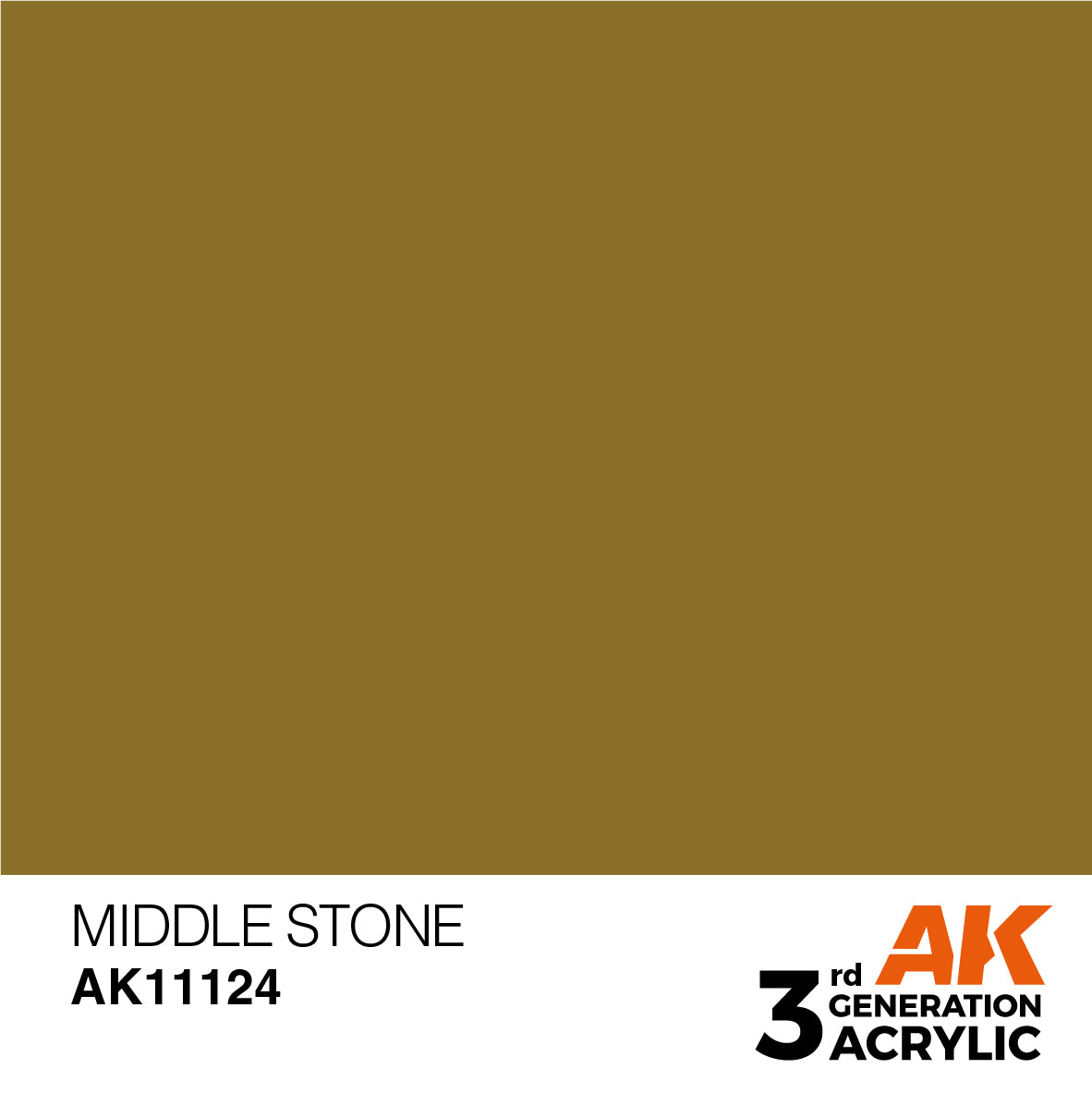 AK-11124 AK Interactive 3G Acrylic Middle Stone 17ml