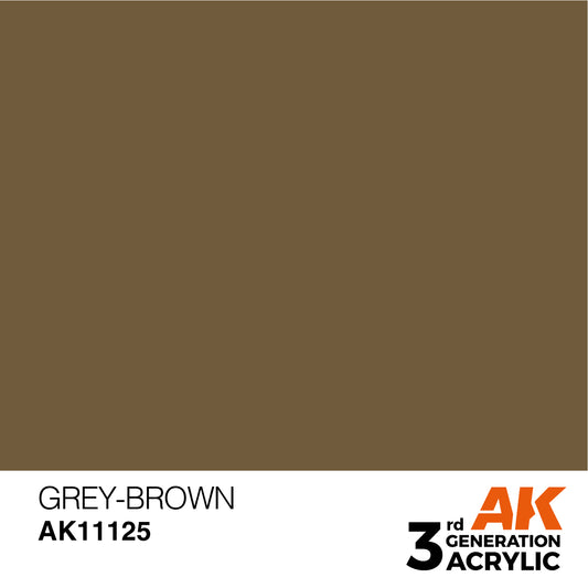 AK-11125 AK Interactive 3G Acrylic Grey-Brown 17ml