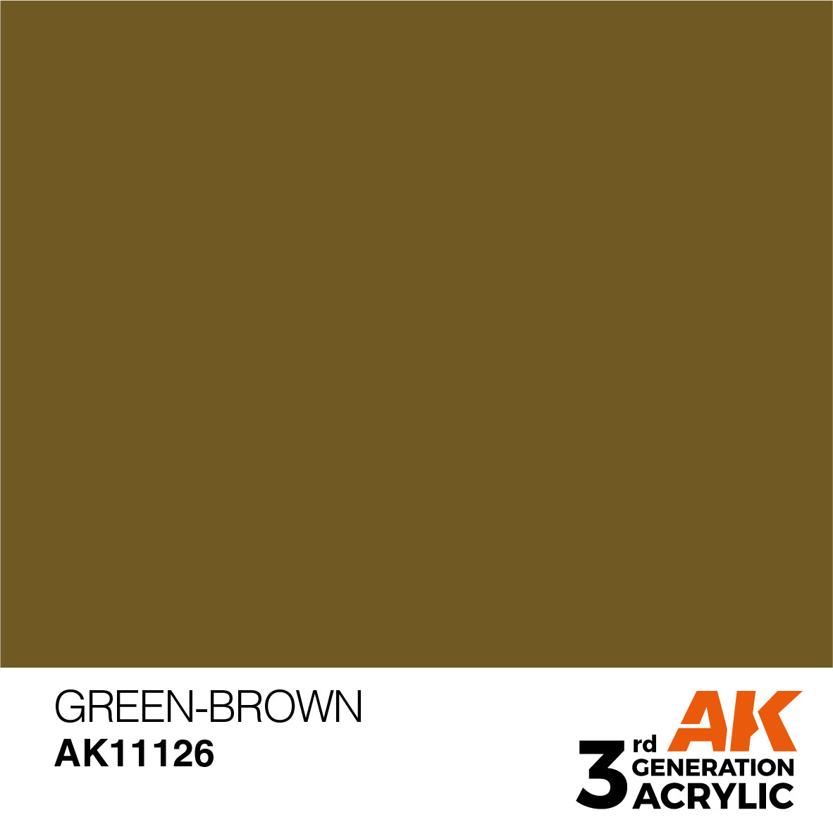 AK-11126 AK Interactive 3G Acrylic Green-Brown 17ml