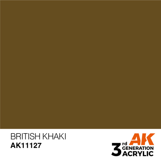 AK-11127 AK Interactive 3G Acrylic British Khaki 17ml