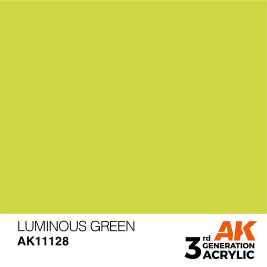 AK-11128 AK Interactive 3G Acrylic Luminous Green 17ml