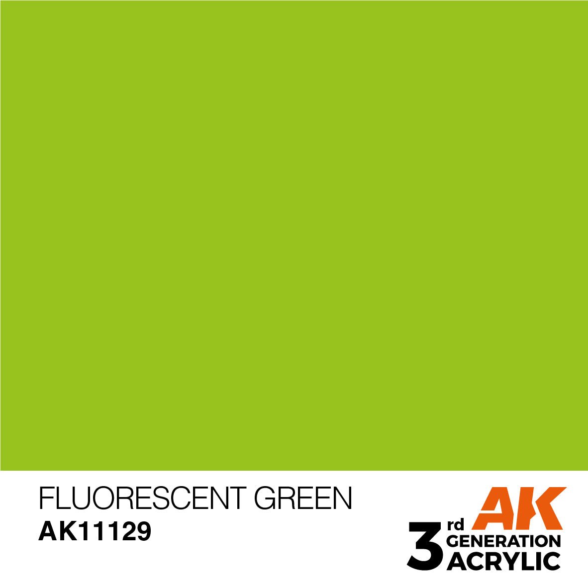 AK-11129 AK Interactive 3G Acrylic Fluorescent Green 17ml