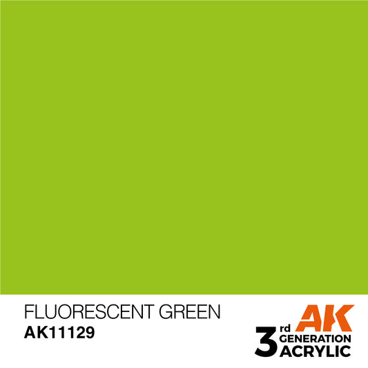 AK-11129 AK Interactive 3G Acrylic Fluorescent Green 17ml