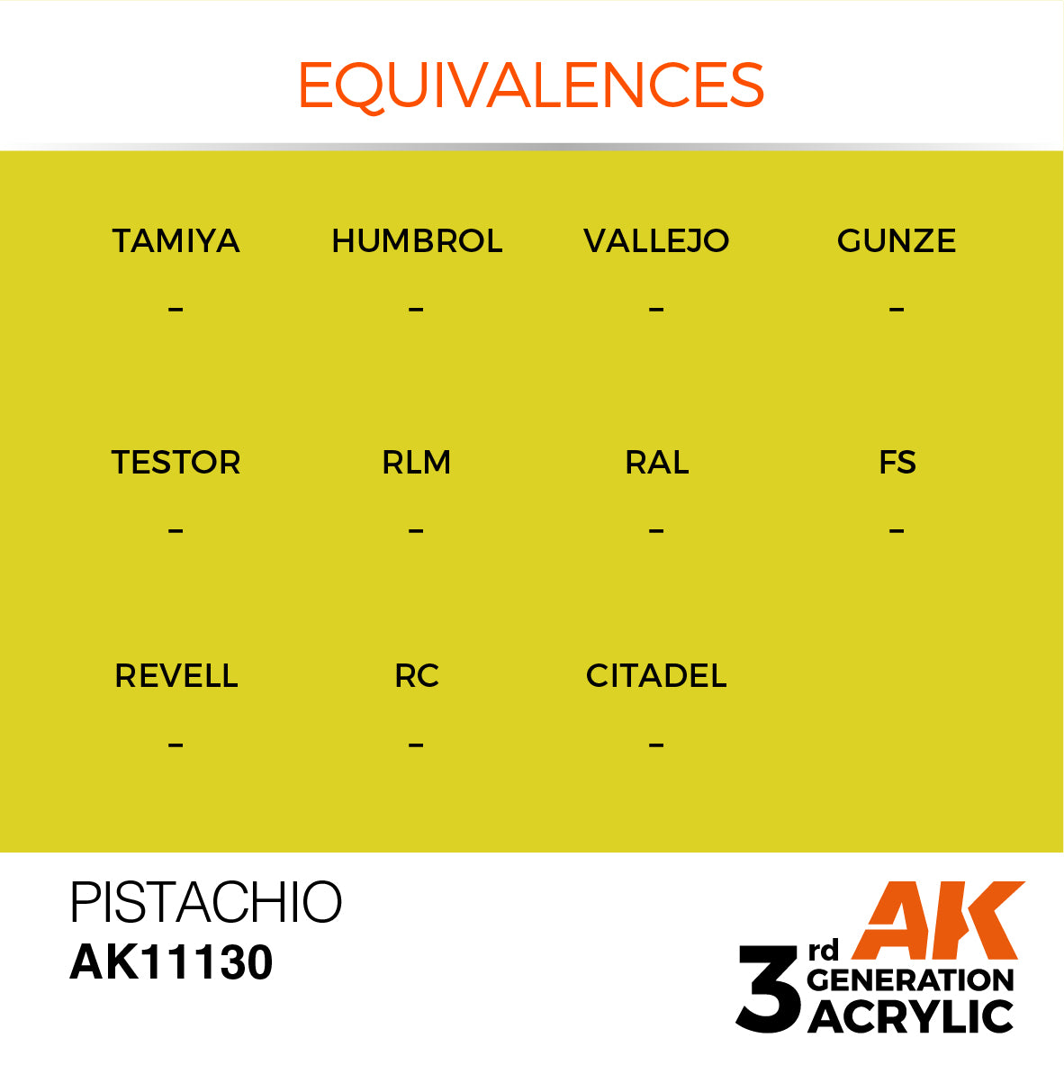 AK-11130 AK Interactive 3G Acrylic Pistachio 17ml