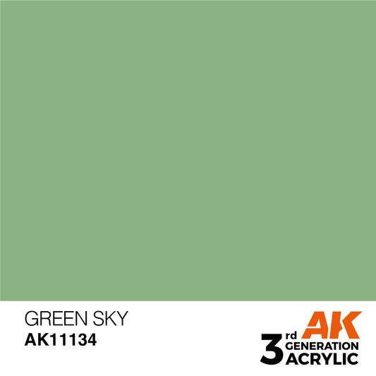 AK-11134 AK Interactive 3G Acrylic Green Sky 17ml