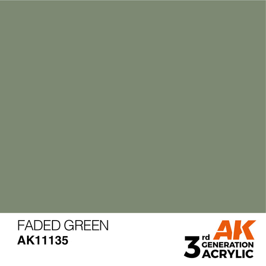 AK-11135 AK Interactive 3G Acrylic Faded Green 17ml