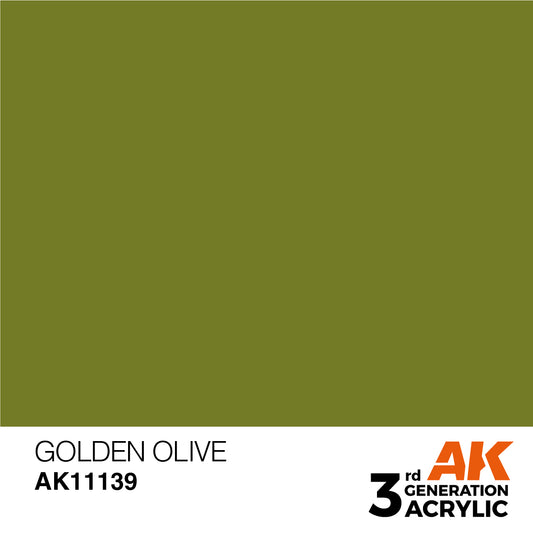 AK-11139 AK Interactive 3G Acrylic Golden Olive 17ml