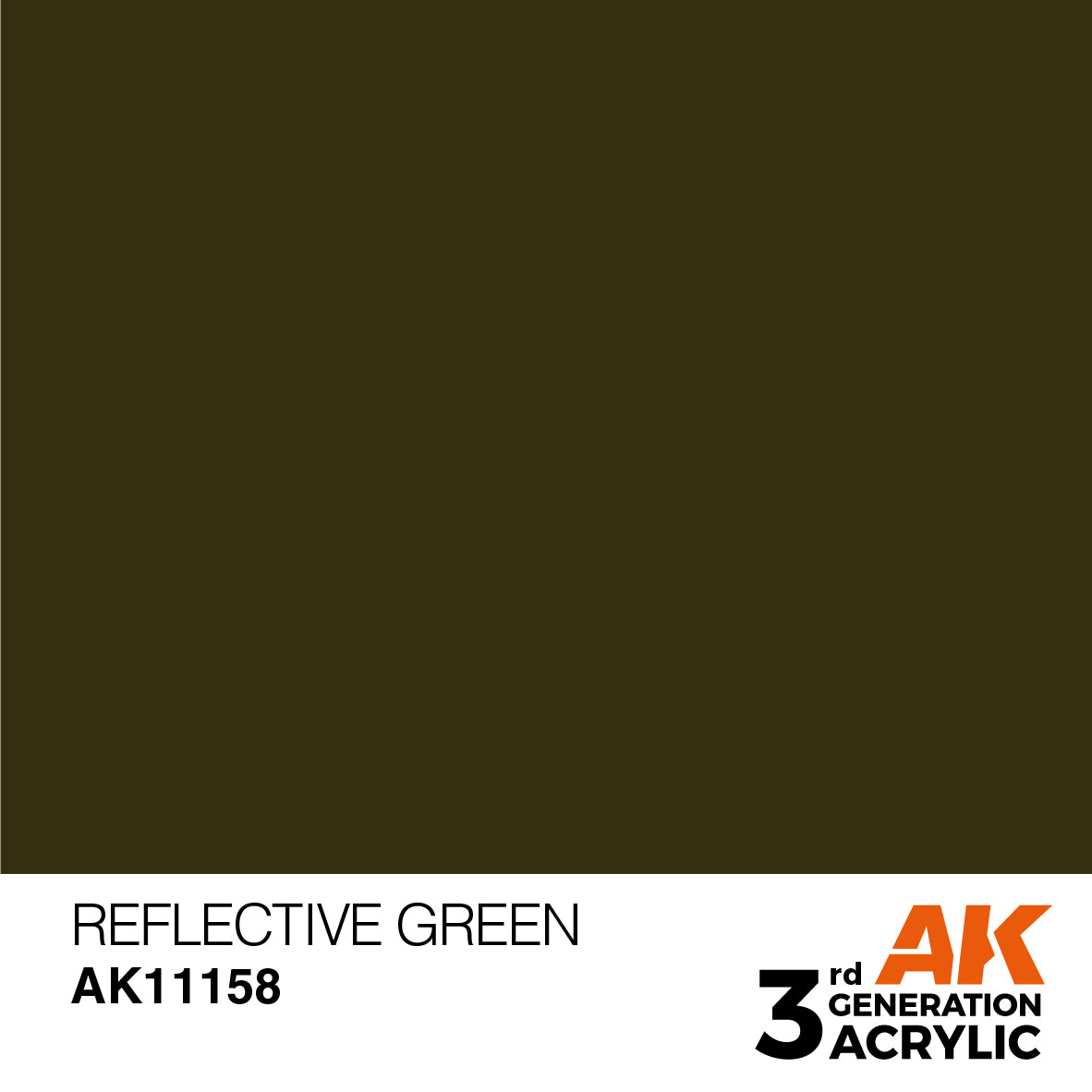 AK-11158 AK Interactive 3G Acrylic Reflective Green 17ml