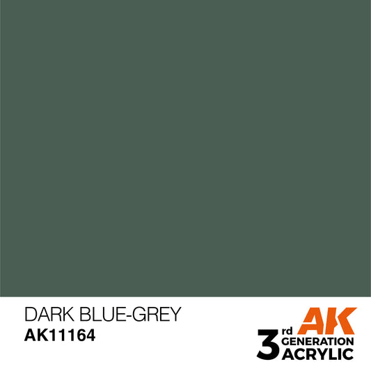 AK-11164 AK Interactive 3G Acrylic Dark Blue-Grey 17ml