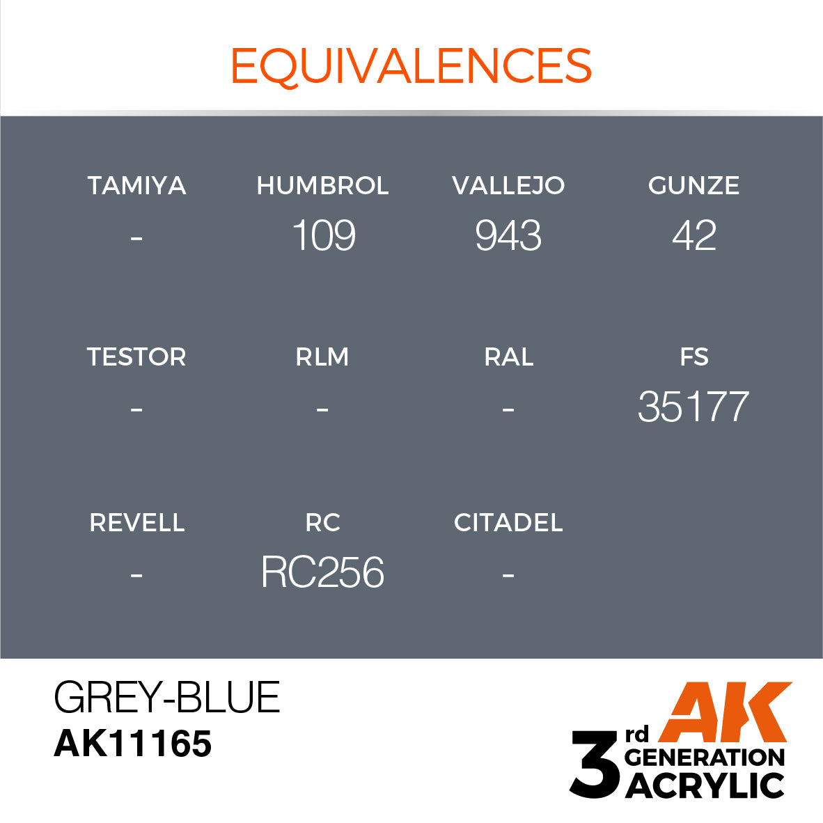 AK-11165 AK Interactive 3G Acrylic Grey-Blue 17ml