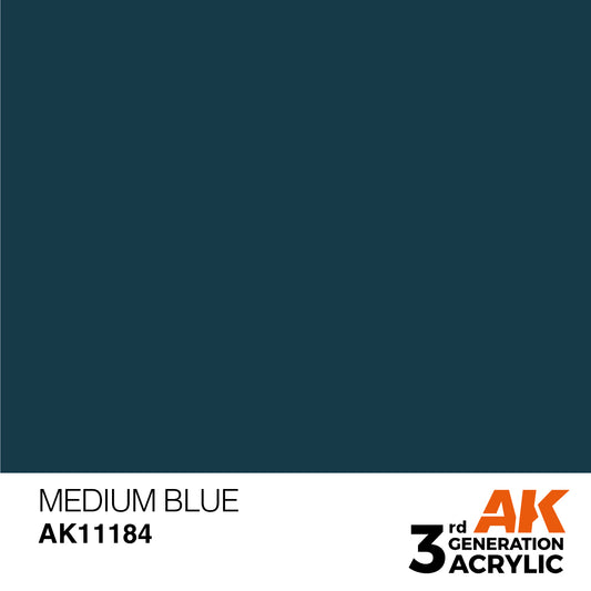 AK-11184 AK Interactive 3G Acrylic Medium Blue 17ml