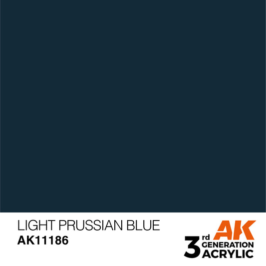 AK-11186 AK Interactive 3G Acrylic Light Prussian Blue 17ml