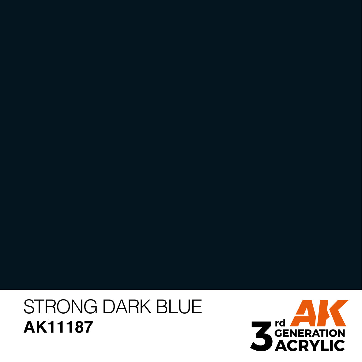 AK-11187 AK Interactive 3G Acrylic Strong Dark Blue 17ml