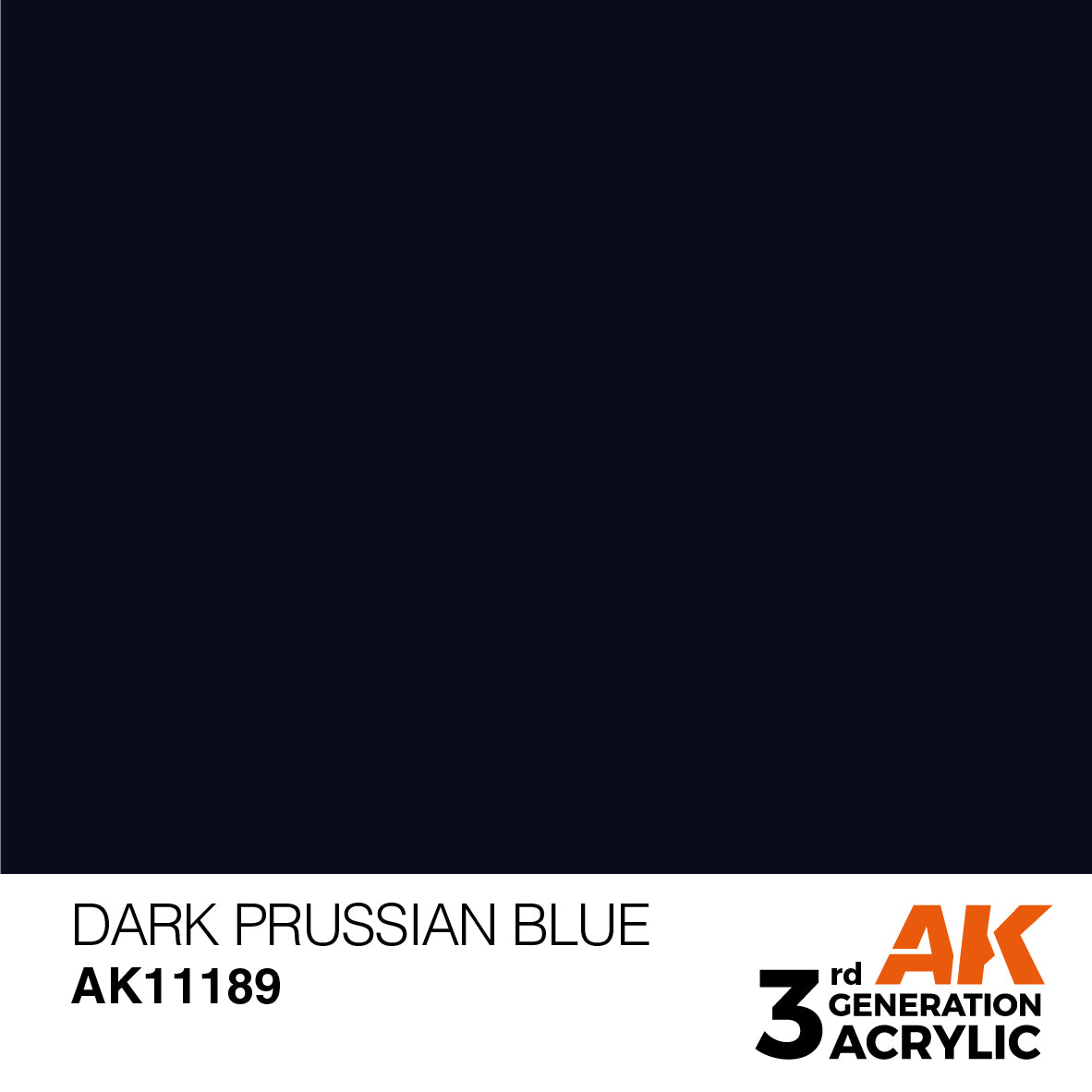 AK-11189 AK Interactive 3G Acrylic Dark Prussian Blue 17ml