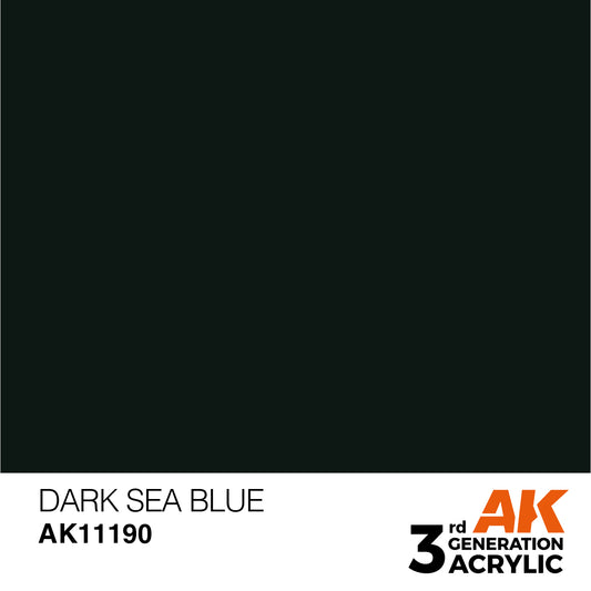 AK-11190 AK Interactive 3G Acrylic Dark Sea Blue 17ml