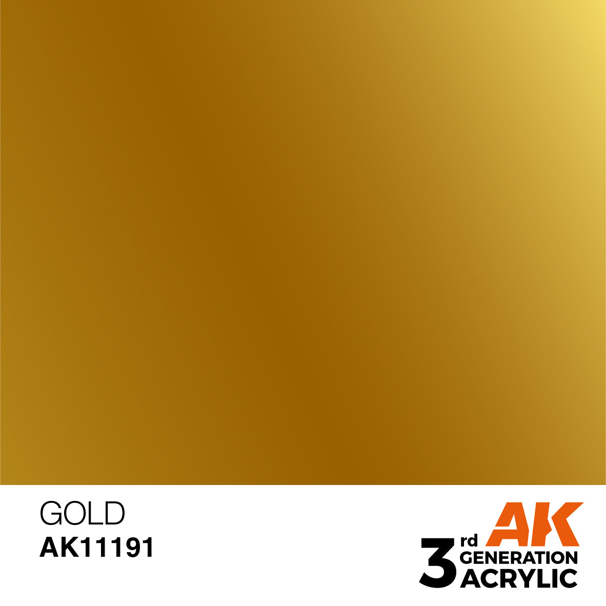 AK-11191 AK Interactive 3G Acrylic Gold 17ml