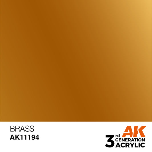 AK-11194 AK Interactive 3G Acrylic Brass 17ml