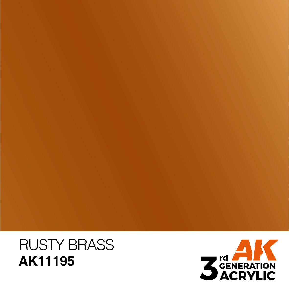 AK-11195 AK Interactive 3G Acrylic Rusty Brass 17ml