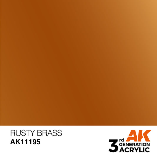 AK-11195 AK Interactive 3G Acrylic Rusty Brass 17ml