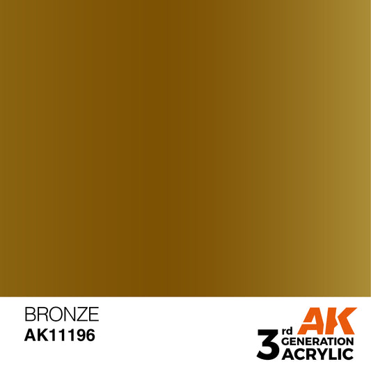 AK-11196 AK Interactive 3G Acrylic Bronze 17ml