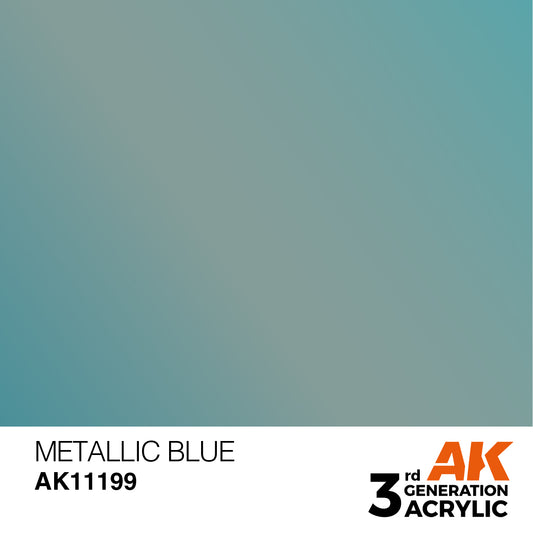 AK-11199 AK Interactive 3G Acrylic Metallic Blue 17ml