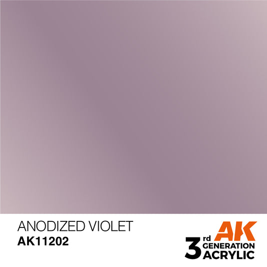 AK-11202 AK Interactive 3G Acrylic Anodized Violet 17ml