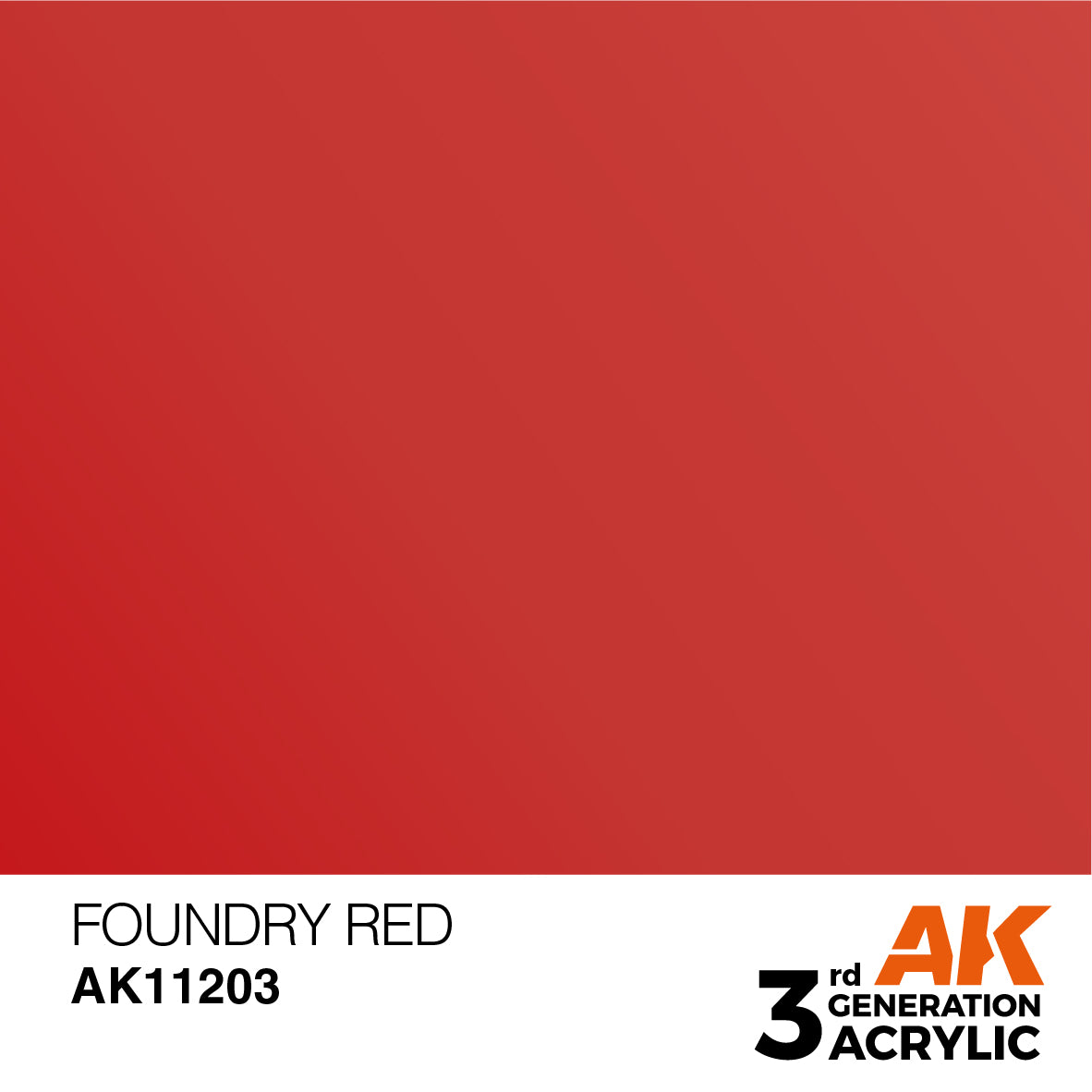 AK-11203 AK Interactive 3G Acrylic Foundry Red 17ml