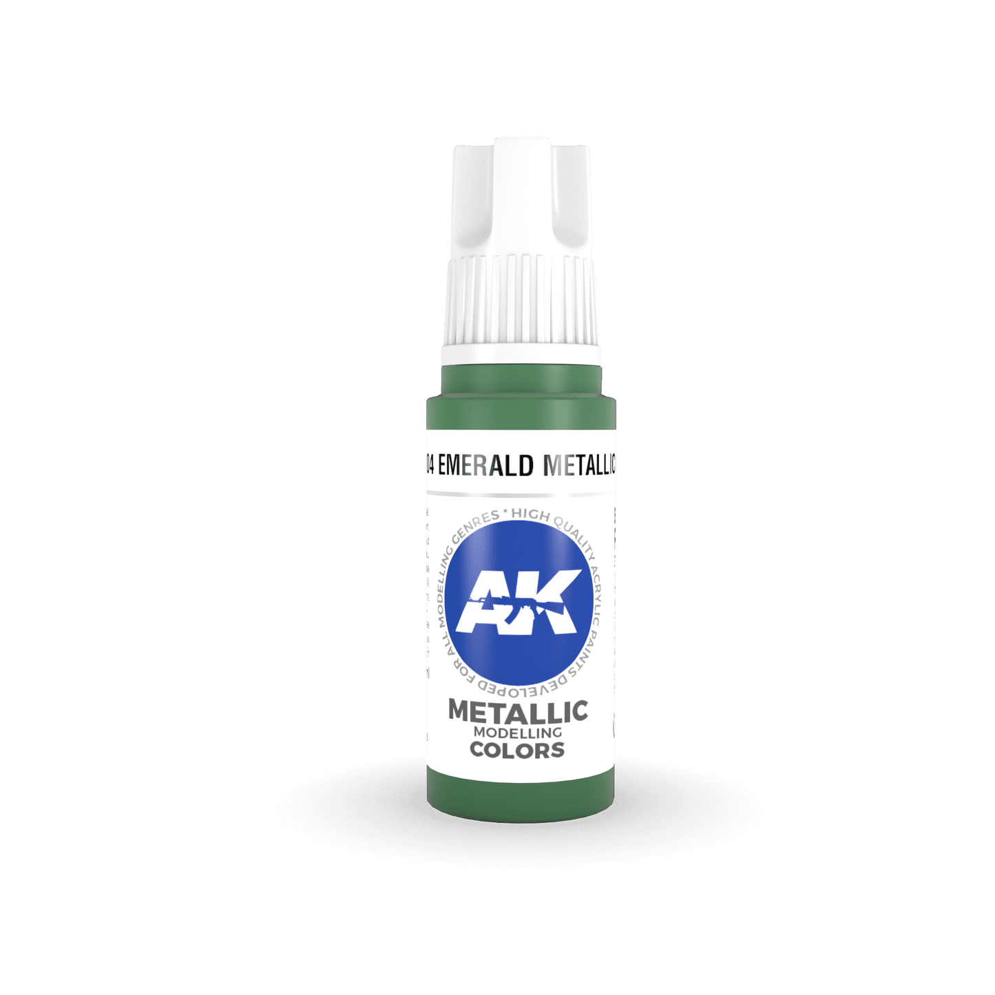 AK-11204 AK Interactive 3G Acrylic Emerald Metallic Green 17ml