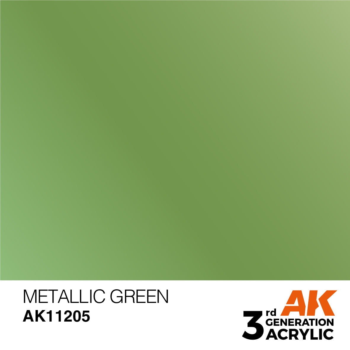 AK-11205 AK Interactive 3G Acrylic Metallic Green 17ml