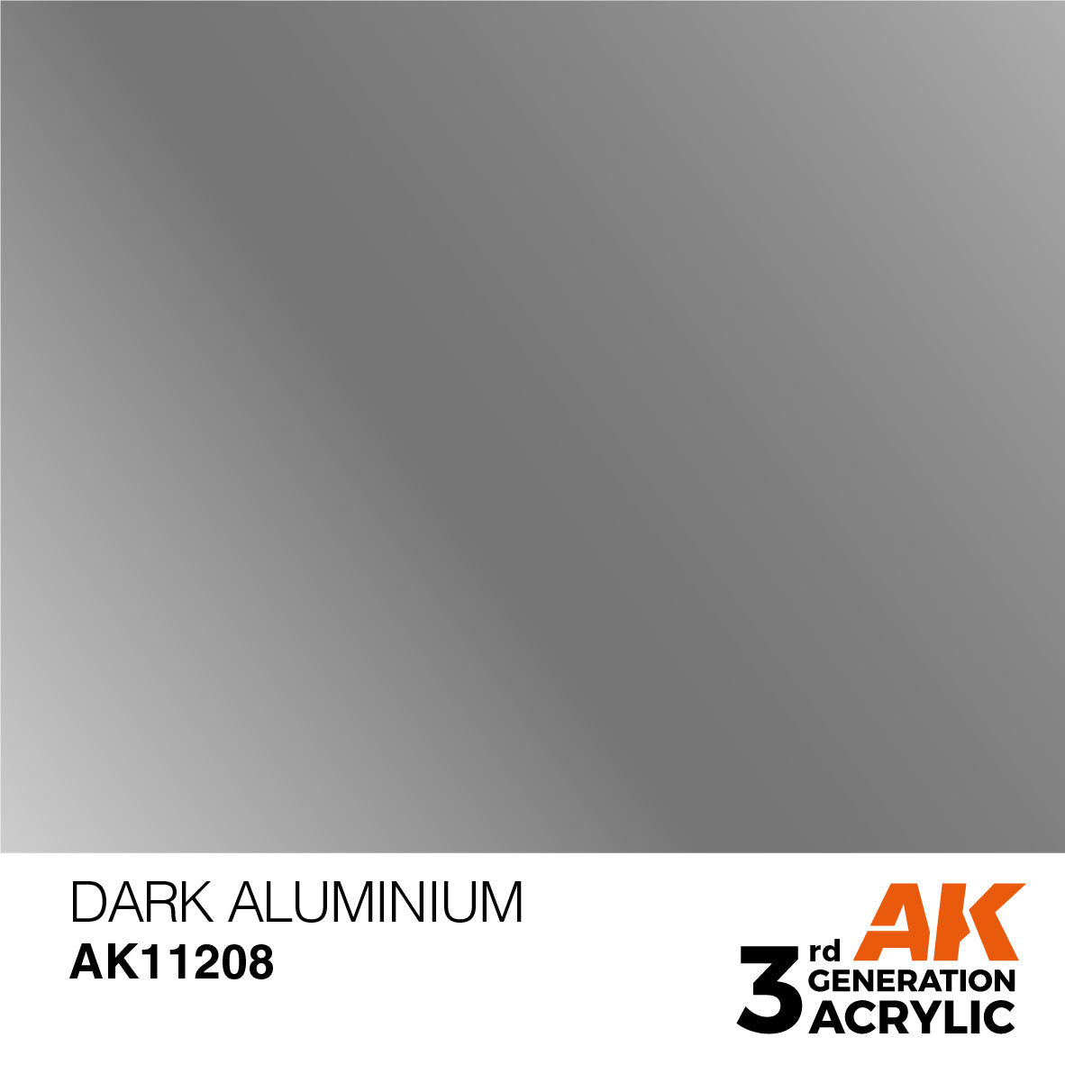 AK-11208 AK Interactive 3G Acrylic Dark Aluminum 17ml