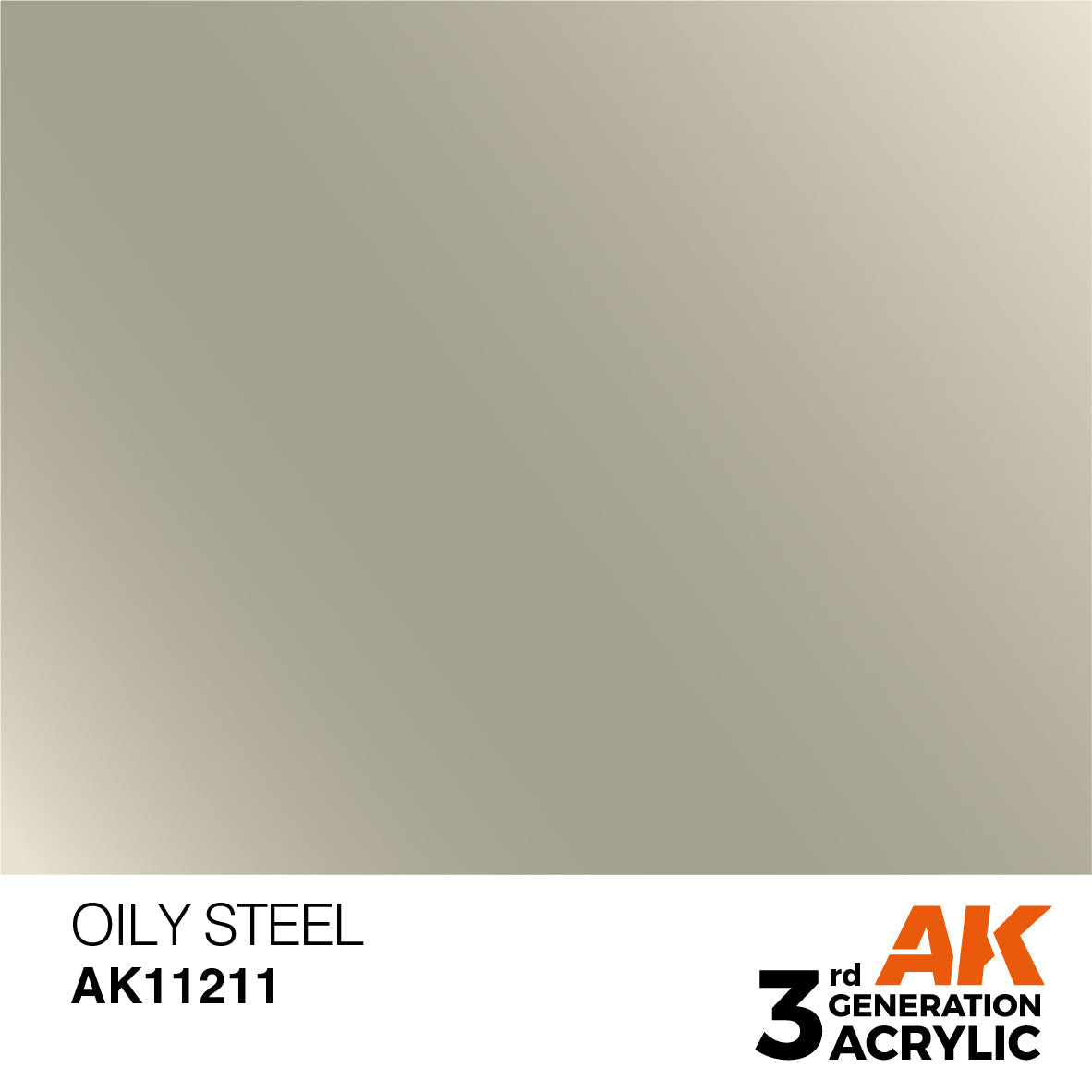 AK-11211 AK Interactive 3G Acrylic Oily Steel 17ml