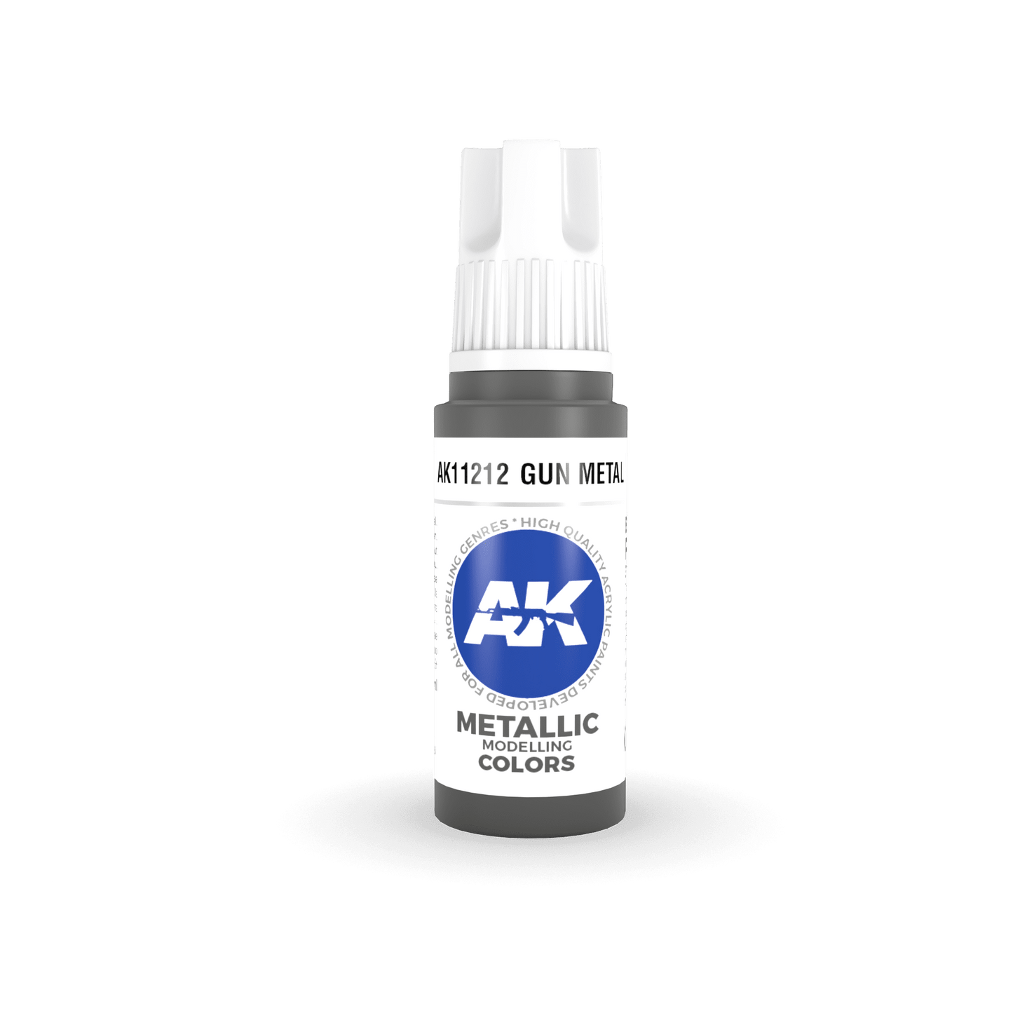 AK-11212 AK Interactive 3G Acrylic Gun Metal 17ml