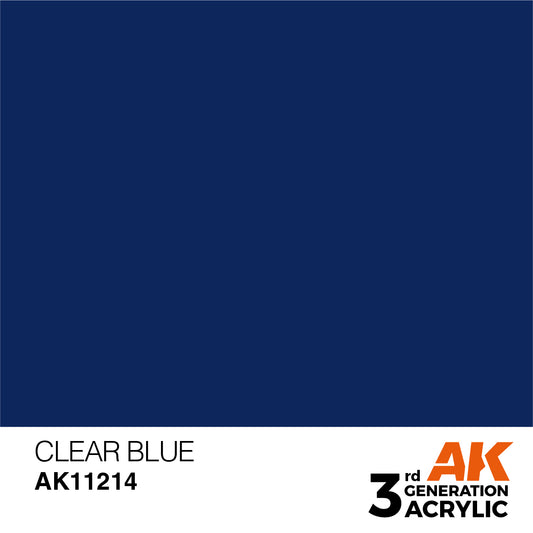 AK-11214 AK Interactive 3G Acrylic Clear Blue 17ml