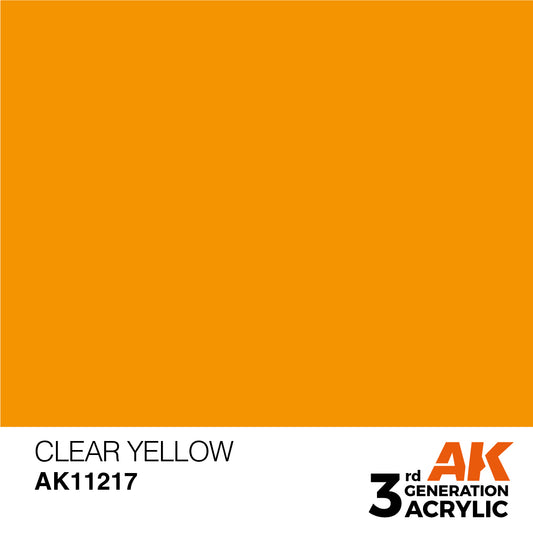 AK-11217 AK Interactive 3G Acrylic Clear Yellow 17ml