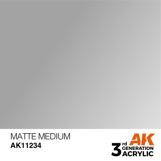 AK-11234 AK Interactive 3G Acrylic Matte Medium 17ml