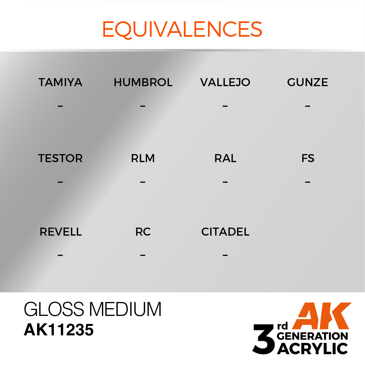 AK-11235 AK Interactive 3G Acrylic Gloss Medium 17ml