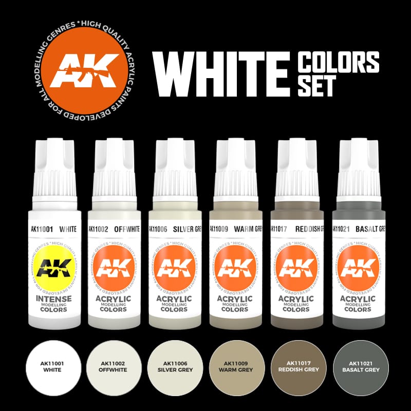 AK11609 - White Colors Set (PRE-ORDER)