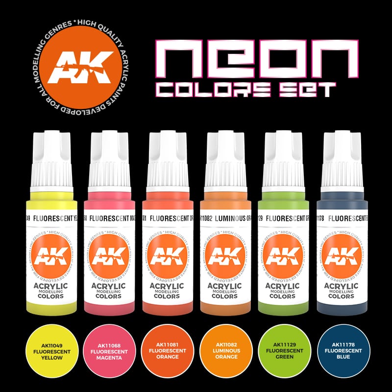 AK11610 - Neon Colors Set (PRE-ORDER)