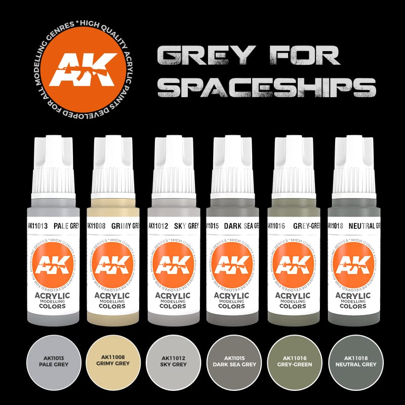 AK11614 - Grey for Spaceships (PRE-ORDER)