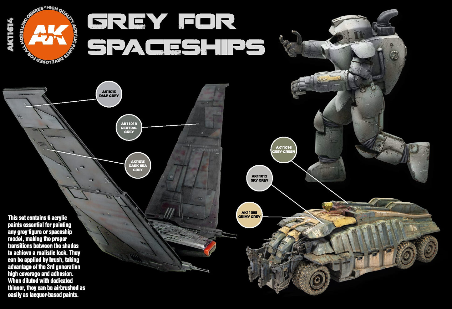 AK11614 - Grey for Spaceships (PRE-ORDER)