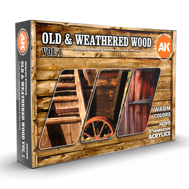 AK11673 - Old & Weathered Wood Vol 1 (PRE-ORDER)