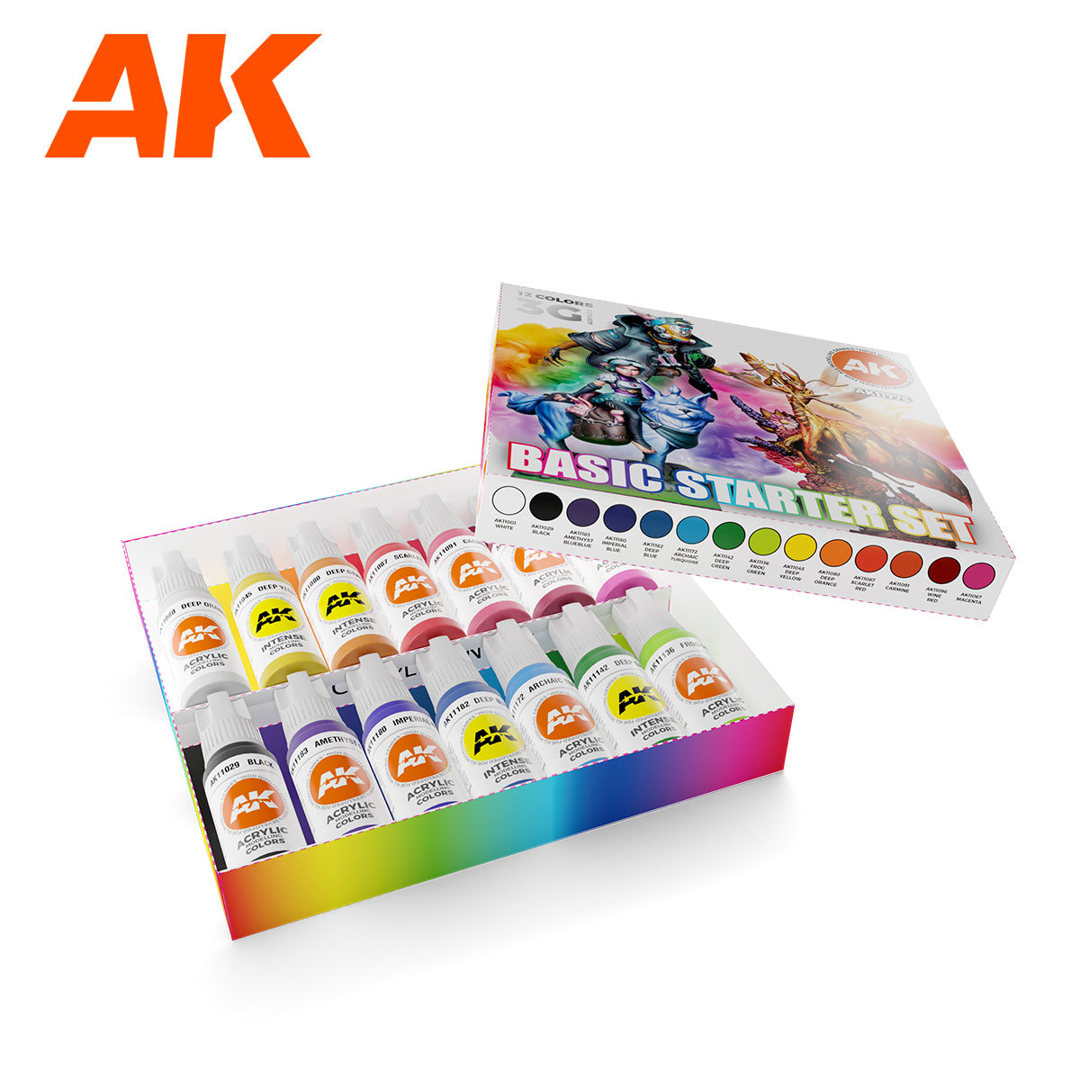 AK11775 - Basic Starter Set – 14 Colors Selected by Josedavinci (PRE-ORDER)