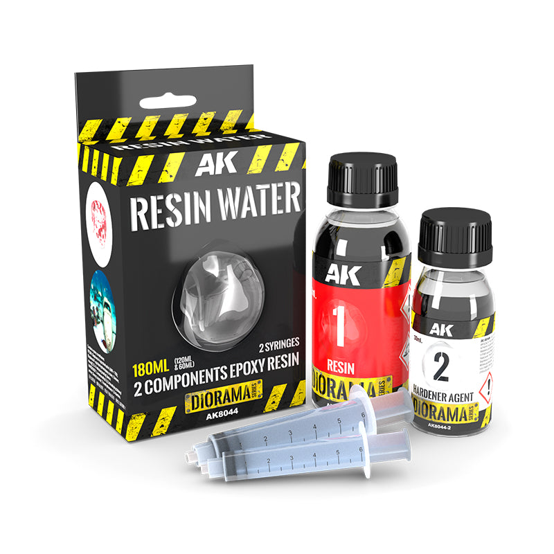 Resin Water 2 Components Epoxy Resin 180ml - 樹酯水景 雙成份環氧樹酯 180ml