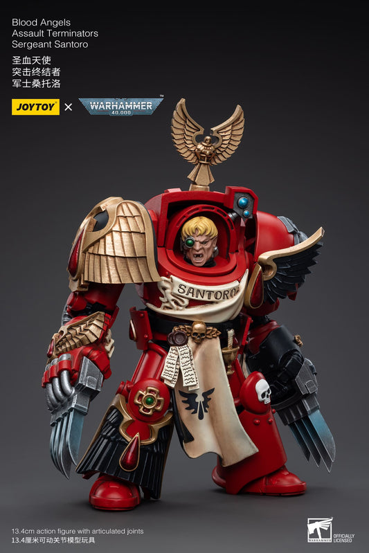 JoyToy - Blood Angels Assault Terminators Sergeant Santoro - 聖血天使 突擊終結者 軍士桑托洛