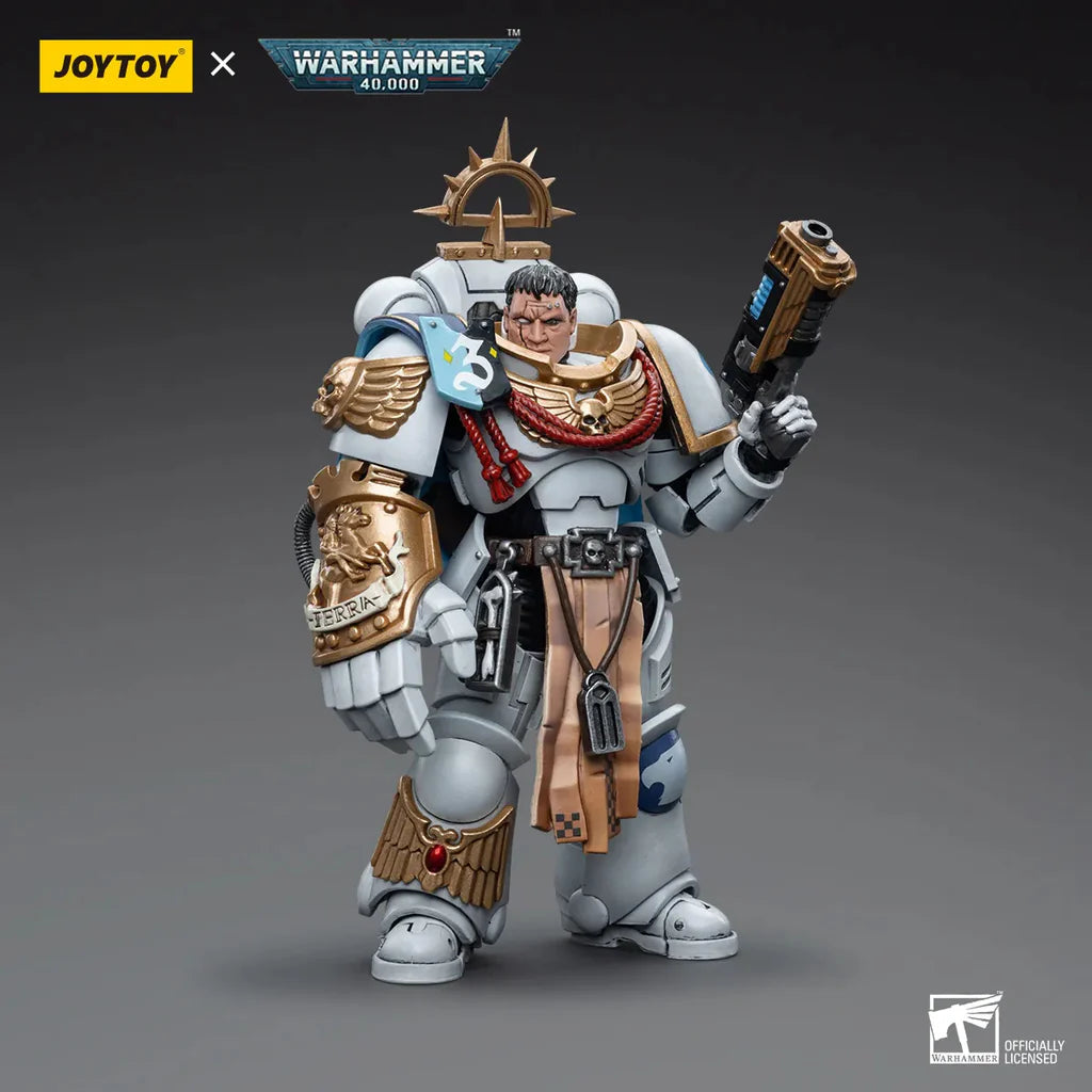 JoyToy: Space Marines - White Consuls - Captain Messinius - 星际战士 - 白色执政官 - 连长梅西尼乌斯